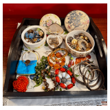 Jewelry with Decorative Containers and Accessories