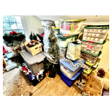 Massive Christmas Decor Collection | Holiday Decorations and Storage Containers with Ornament Collection