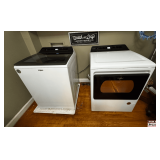 Whirlpool Washer Model WTW5105HW2 and Gas Dryer Model WGD5100HW1 with Digital Controls