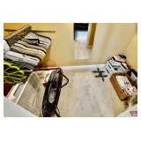 Contents of Closet | Household Items Including Books, Fans, and Decor