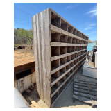 16'x2'x8' Wood Shelving