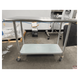 24'X48' Stainless Steel Table on Casters
