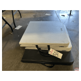Three Folding Tables