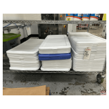 Stack of Sterilite 41qt. Container Lids