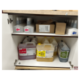 Contents of Cabinet- Cleaning Supplies/Chemicals