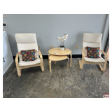 Two Chairs w/ Side Table set