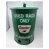 Sinclair Branded Flammable Rag Can