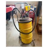 Shell Oil Can Pump Cart