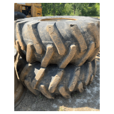 Two 23.1-26 Prime X Log Monster 345LS2 Tires On Wheels