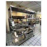 Stainless Steel Rolling Metro Rack **Contents Not Included**