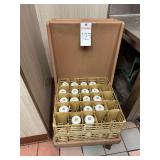 Cambro Rolling Dish Rack with Dish Racks and Coffee Cups