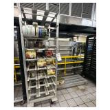 Can Rack with Can Goods and Dunnage Rack