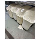 Rubbermaid Flour Bins (4 x Money)