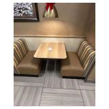 Two Person Boothes with Wall Mounted Tables (4 x Money) **Buyer Responsible For Removal**