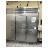 Traulsen Six Door Pass-Through Cooler **Wall Mounted Romote Compressor on Roof Buyer Responsible For Removal**