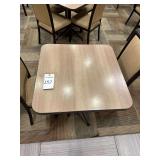 30in x 30in Dining Table Only (5 x Money) **No Chairs**