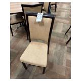 Wooden Padded Dining Chairs Only (41 x Money) **No Tables**