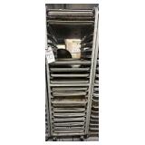 Sheet Pan Cart with Sheet Pans