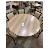 54in Round Dining Table Only **No Chairs**