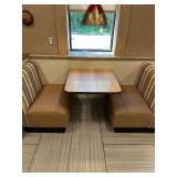 Two Person Boothes with Wall Mounted Tables (6 x Money) **Buyer Responsible For Removal**