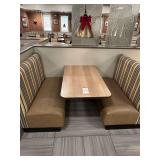 Four Person Boothes with Wall Mounted Tables (4 x Money) **Buyer Responsible For Removal**