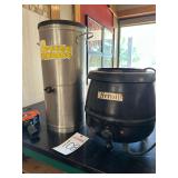Soup Kettle and Tea Urn