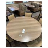 54in Round Dining Table Only **No Chairs**