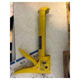 Dripless Yellow Caulking Gun with Steel Frame