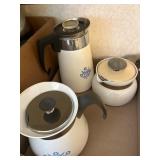 Corning Ware Coffee Pots and Teapots