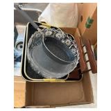 Household Items Including Bowl and Utensils