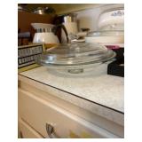 Clear Glass Butter Dish with Lid