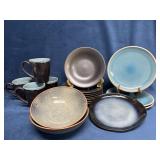 Stoneware Dinnerware in Earth Tones