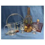 Barware and Decorative Items Lot