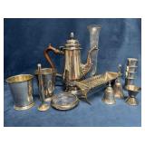 Weighted Silver, Pewter, and Silver-Plated Items