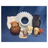 Owl Figurines and Decorative Items