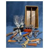 Barware Set with Caddy and Accessories