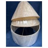 Three Lampshades: One Drum and Two Floral