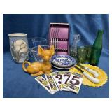 Eclectic Collection of Decorative and Kitchen Item