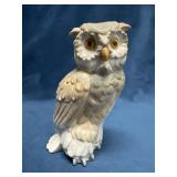 NOA Porcelain Owl Figurine with Detailed Features
