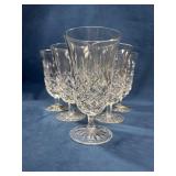 Six Waterford Crystal Iced Beverage Glasses