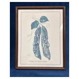 Framed 1981 Mason Artwork, S.T. Ring & G. Bean, 12