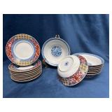 Smithsonian Institution Bowls and Saucers Set