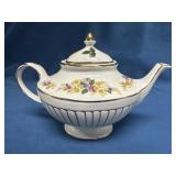 Arthur Wood Floral Teapot with Gold Accents