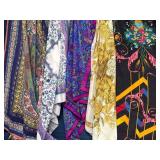 5 Artistically Patterned Silk Scarves