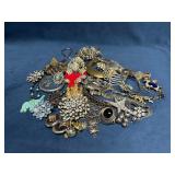 Costume Jewelry Lot with Variety of Styles