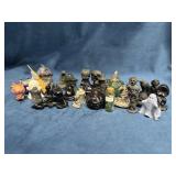 Halloween Themed Figurines and Carved Stones