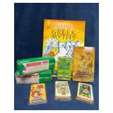 Gaming and Literature Lot with Poker Chips