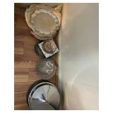 Serveware Including Glass and Metallic Items
