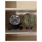Decorative Ceramic Plates with Stands