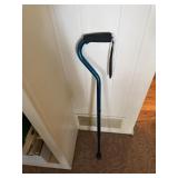 Adjustable Metallic Blue Walking Cane